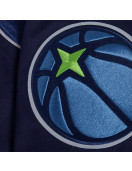 Men's Minnesota Timberwolves Navy Area Code Twill Full-Zip Jacket