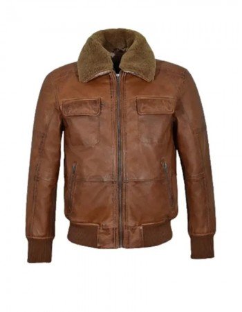 Men’s AIR Force Fur Bomber Jacket