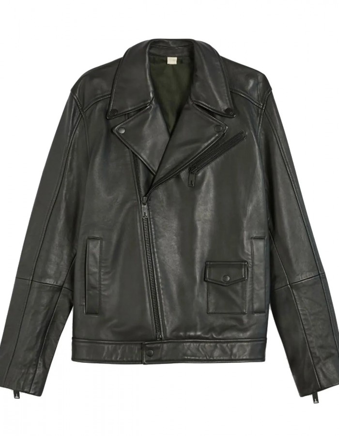 Men’s Black Classic Carve Motorcycle Leather Jacket Men’s Black Classic Carve Motorcycle Leather Jacket