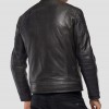 Men’s Crust Motorcycle Leather Jacket with Zipper Pockets Men’s Crust Motorcycle Leather Jacket with Zipper Pockets