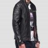 Men’s Crust Motorcycle Leather Jacket with Zipper Pockets Men’s Crust Motorcycle Leather Jacket with Zipper Pockets