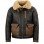 Men’s F-35 Aviator Chocolate Sheepskin Jacket