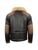 Men’s F-35 Aviator Chocolate Sheepskin Jacket