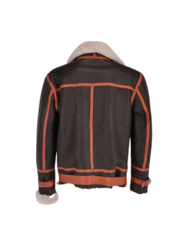 Men’s Flying Aviator Shearling Bomber Jacket