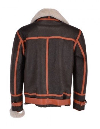 Men’s Flying Aviator Shearling Bomber Jacket Men’s Flying Aviator Shearling Bomber Jacket