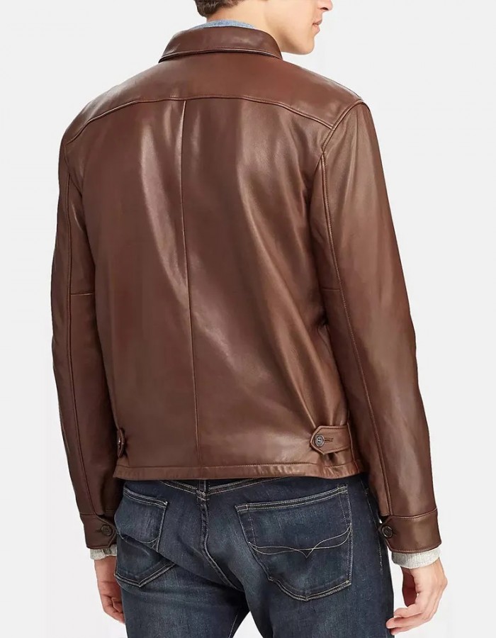 Men’s Lambskin Sporty Leather Jacket Men’s Lambskin Sporty Leather Jacket