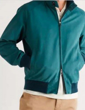 Men’s Suede Leather Bomber Jacket with Rain System Piana Men’s Suede Leather Bomber Jacket with Rain System Piana
