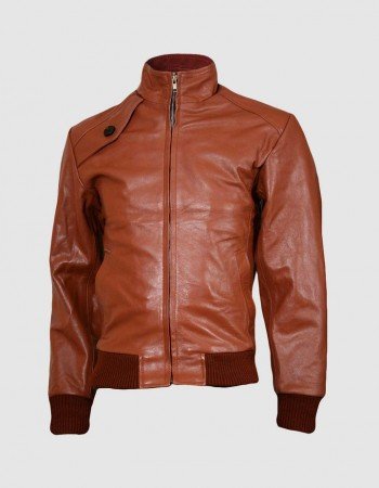 Men’s Tan Brown Leather Jacket for Fashion