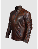Men’s Vintage Waxed Leather Jacket