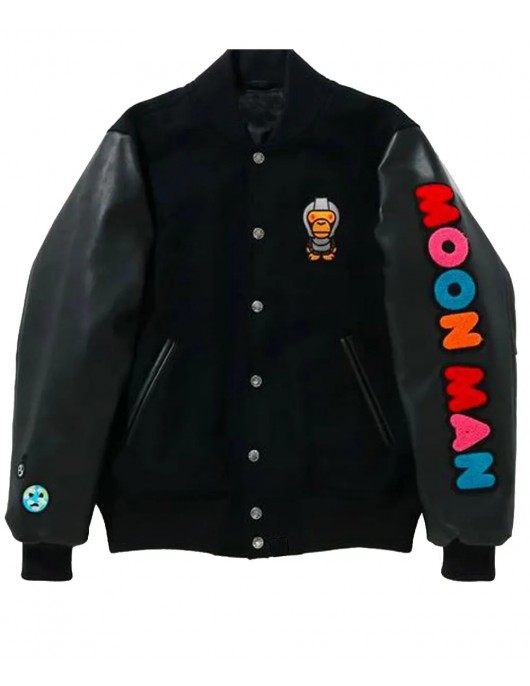 Men’s X Kid Cudi Moon Man Letterman Jacket