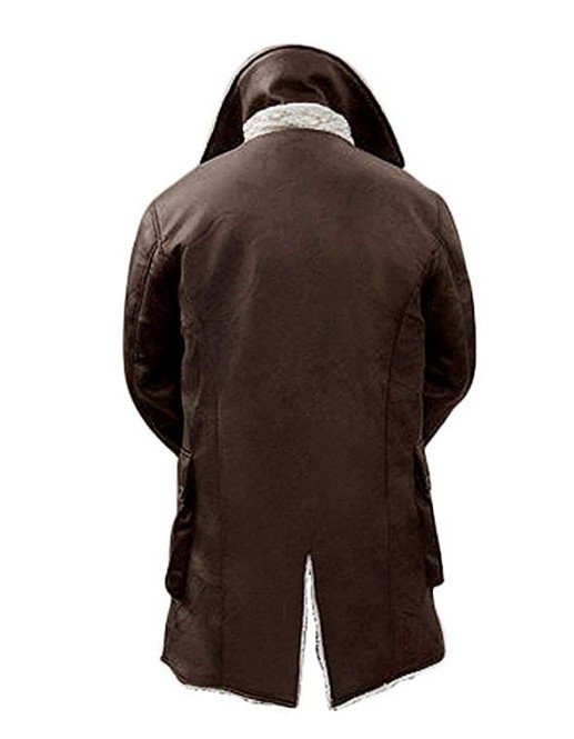 Men Shearling Leather Coat
