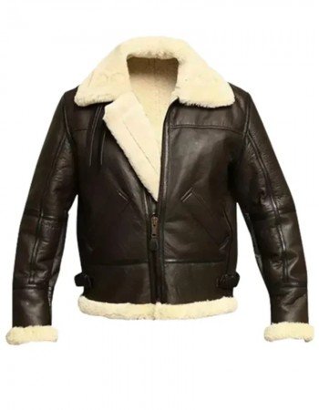 Mens Aviator B3 Bomber Sheepskin Jacket