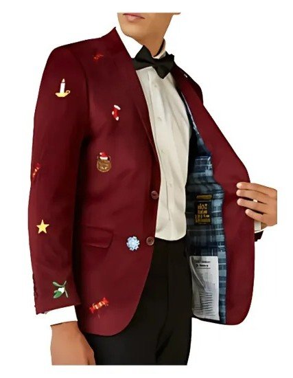 Mens Christmas Burgundy Blazer Mens Christmas Burgundy Blazer