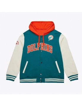 Miami Dolphins Sideline Varsity Fleece Jacket