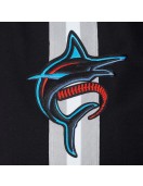 Miami Marlins Game Day Black Jacket with Current Logo Miami Marlins Game Day Black Jacket with Current Logo