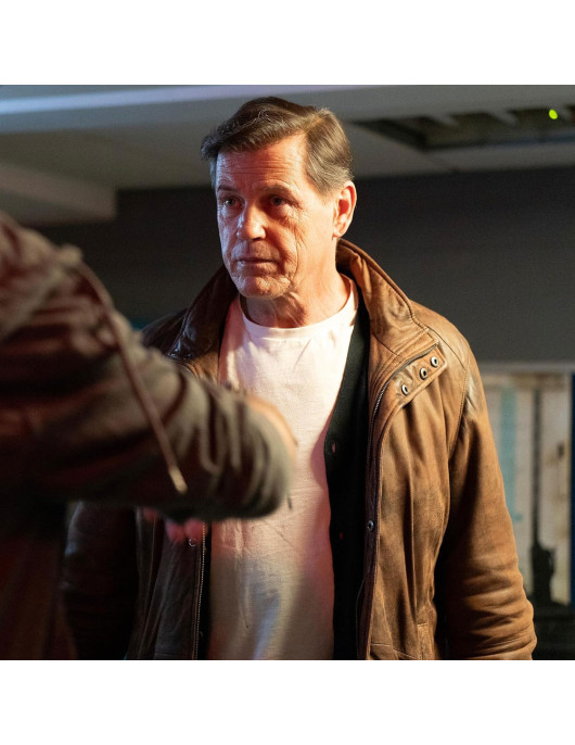 Michael Paré Helloween Leather Jacket