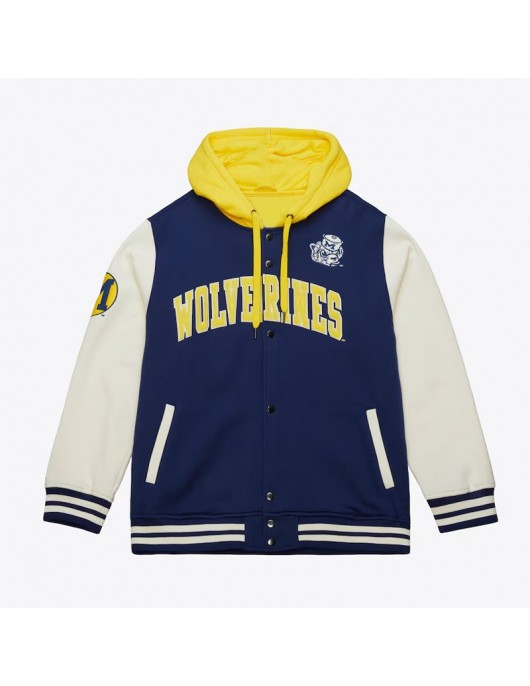 Michigan Wolverines Sideline Varsity Fleece Jacket Michigan Wolverines Sideline Varsity Fleece Jacket