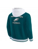Midnight Green Philadelphia Eagles Cotton Hooded Jacket