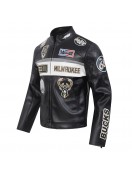Milwaukee Bucks Men's Moto Jacket Milwaukee Bucks Men's Moto Jacket