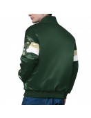 Milwaukee Bucks Triple Option Varsity Satin Jacket