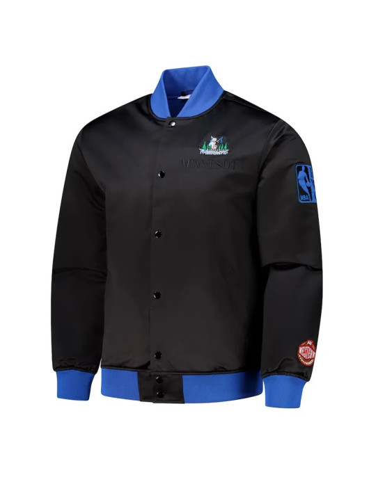 Minnesota Timberwolves OG 3.0 Lightweight Black Satin Jacket
