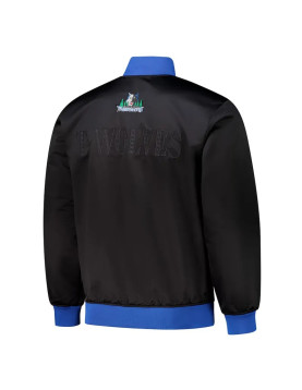 Minnesota Timberwolves OG 3.0 Lightweight Black Satin Jacket
