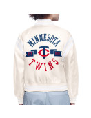 Minnesota Twins Printed Logo Varsity Satin Jacket
