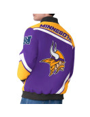 Minnesota Vikings Maximum Racing Purple Jacket