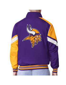 Minnesota Vikings Strong Arm Purple Full-Zip Jacket