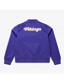 Minnesota Vikings Vintage Purple Satin Jacket