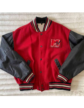 MTV 1992 Varsity Red Wool Jacket