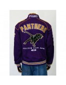 Nascar Prairie View Purple Twill Varsity Jacket