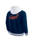 Navy Detroit Tigers Cotton Hooded Jacket