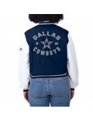 Navy/White Dallas Cowboys Varsity Full-Zip Jacket
