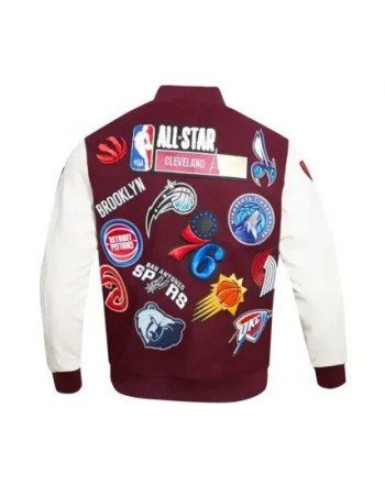 All Star Maroon and White Jacket