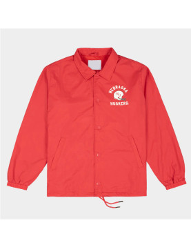 Nebraska Cornhuskers Football Helmet Coaches Jacket