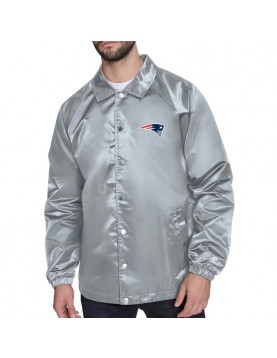 New England Patriots Retro Logo Coaches Jacket