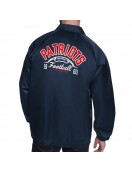 New England Patriots Retro Logo Coaches Jacket