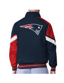 New England Patriots Strong Arm Navy Full-Zip Jacket