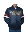 New Orleans Pelicans Triple Option Varsity Satin Jacket