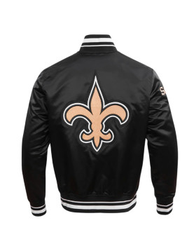 New Orleans Saints Mashup Classic Rib Satin Jacket