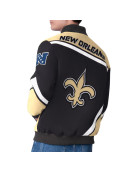 New Orleans Saints Maximum Racing Black Jacket