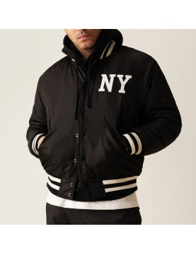 New York Black Yankees Varsity Satin Jacket