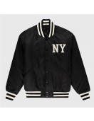 New York Black Yankees Varsity Satin Jacket