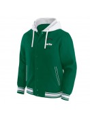 New York Jets Green Hooded Cotton Jacket