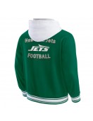 New York Jets Green Hooded Cotton Jacket