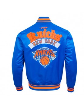 New York Knicks Best of Classic Rib Satin Jacket