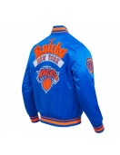 New York Knicks Best of Classic Rib Satin Jacket New York Knicks Best of Classic Rib Satin Jacket