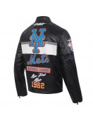 New York Mets Men's Moto Jacket