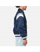 New York Yankees Retro Stadium Navy Satin Jacket